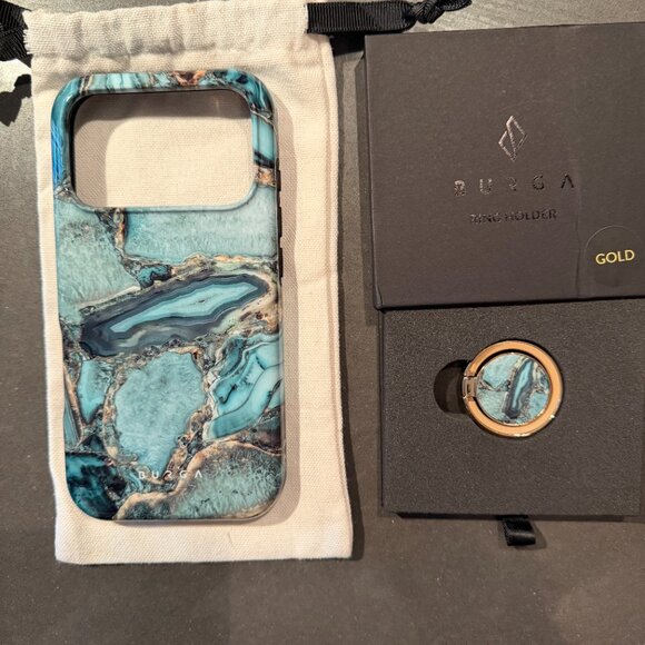 Burga iPhone 17 Pro Case (MagSafe) + Adhesive Ring | Ubud Jungle | Brand NEW - Picture 2 of 7